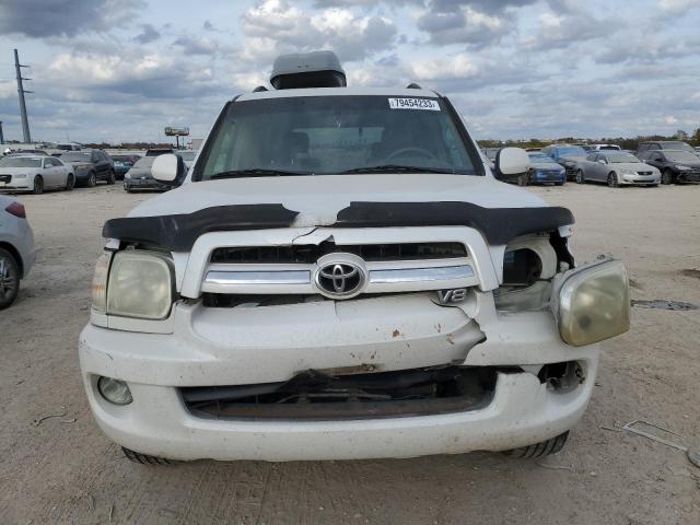 5TDZT38A16S283883 - 2006 TOYOTA SEQUOIA LIMITED WHITE photo 5