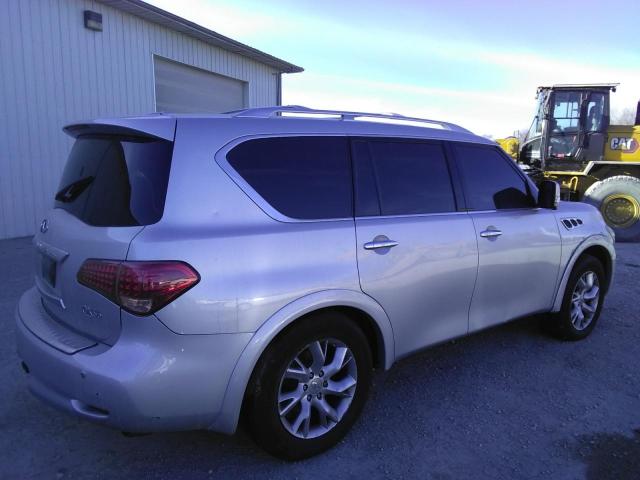 JN8AZ2NE1C9016125 - 2012 INFINITI QX56 SILVER photo 3