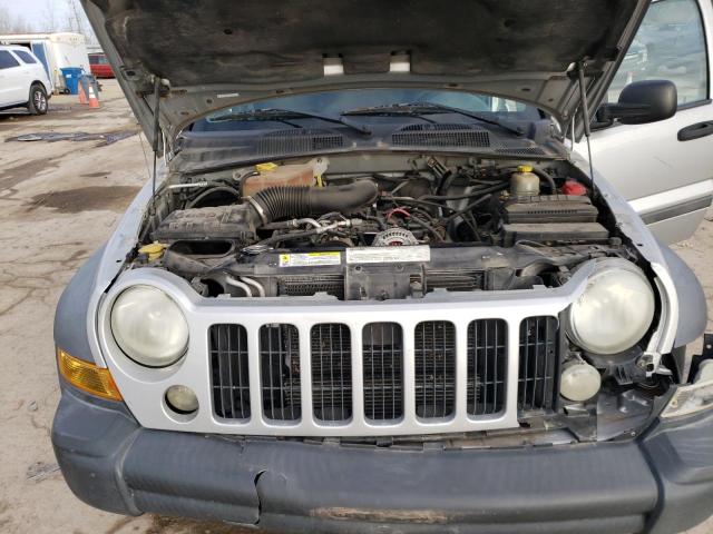 1J4GL48K57W536432 - 2007 JEEP LIBERTY SPORT SILVER photo 11