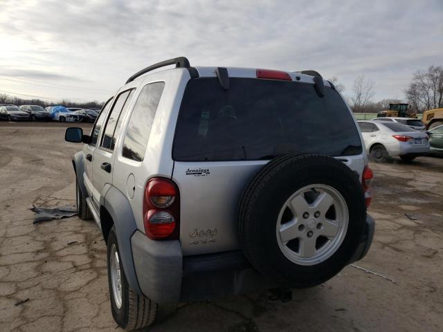 1J4GL48K57W536432 - 2007 JEEP LIBERTY SPORT SILVER photo 6