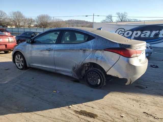 5NPDH4AE2BH075848 - 2011 HYUNDAI ELANTRA GLS SILVER photo 2