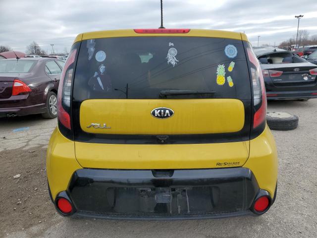 KNDJP3A5XG7252299 - 2016 KIA SOUL + YELLOW photo 6