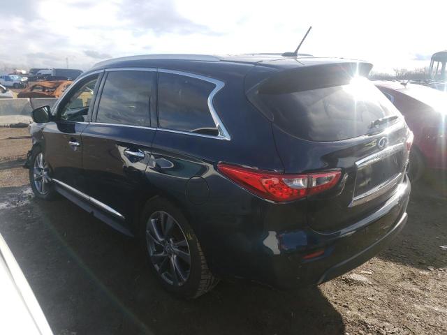 5N1AL0MM3FC525615 - 2015 INFINITI QX60 BLUE photo 2