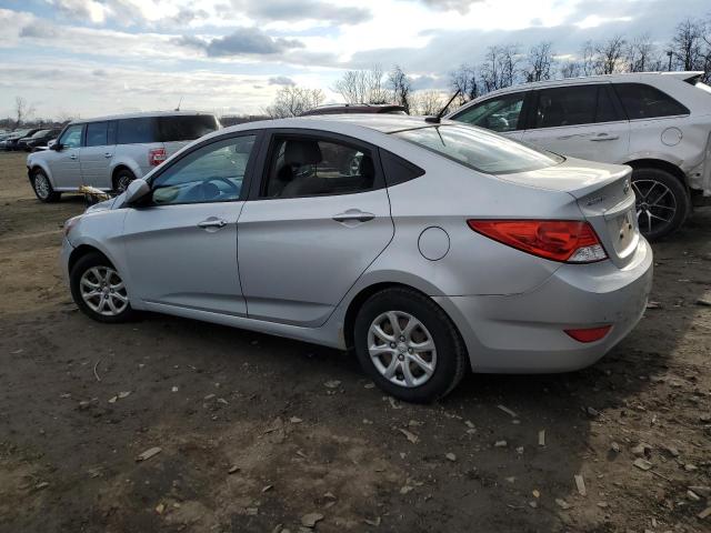 KMHCT4AE8DU487349 - 2013 HYUNDAI ACCENT GLS SILVER photo 2