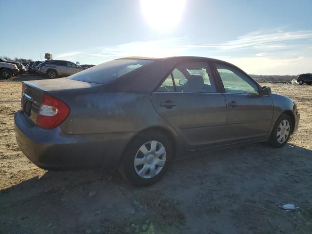 4T1BE32K52U595736 - 2002 TOYOTA CAMRY LE GRAY photo 3