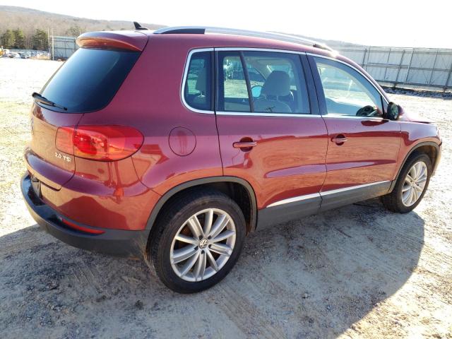 WVGAV7AX6FW093814 - 2015 VOLKSWAGEN TIGUAN S MAROON photo 3