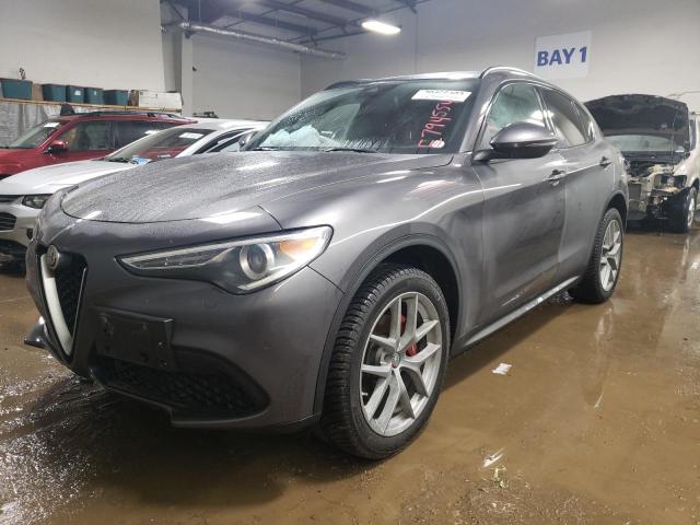 ZASFAKNN3J7B91789 - 2018 ALFA ROMEO STELVIO TI SPORT GRAY photo 1