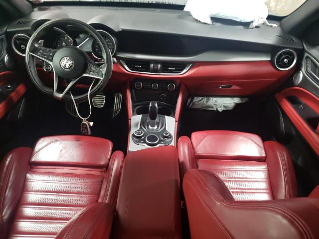 ZASFAKNN3J7B91789 - 2018 ALFA ROMEO STELVIO TI SPORT GRAY photo 8