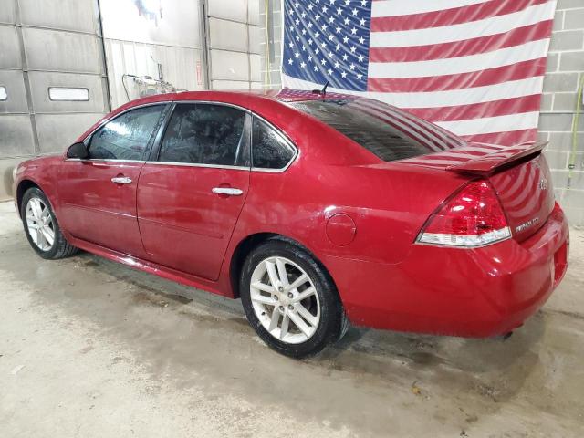 2G1WC5E3XD1246199 - 2013 CHEVROLET IMPALA LTZ RED photo 2