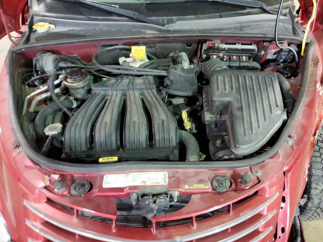 3A4GY5F91AT172076 - 2010 CHRYSLER PT CRUISER RED photo 11