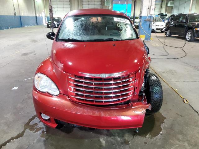 3A4GY5F91AT172076 - 2010 CHRYSLER PT CRUISER RED photo 5