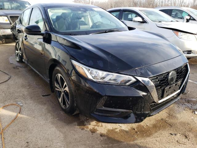 3N1AB8CV4NY207446 - 2022 NISSAN SENTRA SV BLACK photo 4