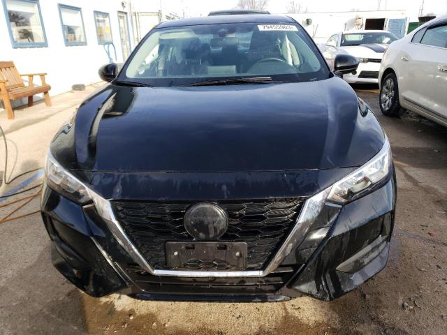 3N1AB8CV4NY207446 - 2022 NISSAN SENTRA SV BLACK photo 5