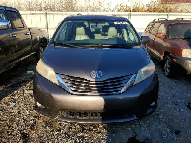 5TDYK3DC7BS001777 - 2011 TOYOTA SIENNA XLE GRAY photo 5