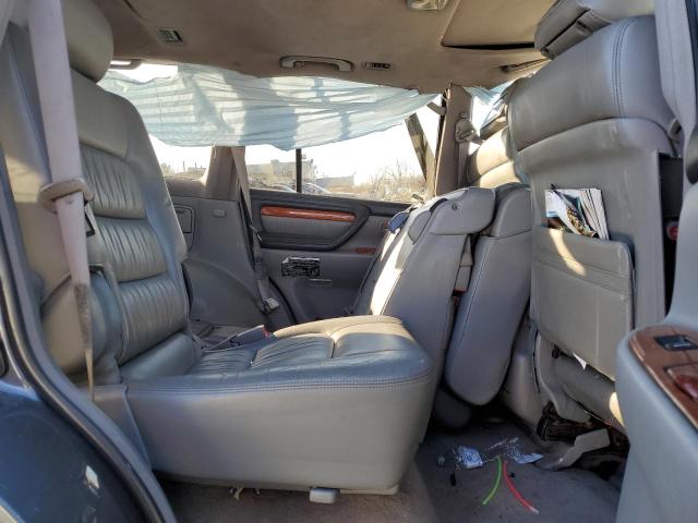 JTJHT00W833528027 - 2003 LEXUS LX 470 GRAY photo 11