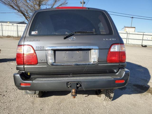 JTJHT00W833528027 - 2003 LEXUS LX 470 GRAY photo 6