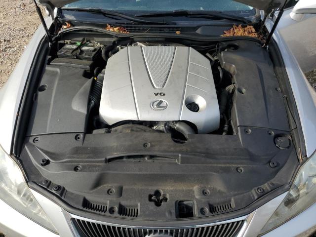 JTHBE262365009428 - 2006 LEXUS IS 350 SILVER photo 11