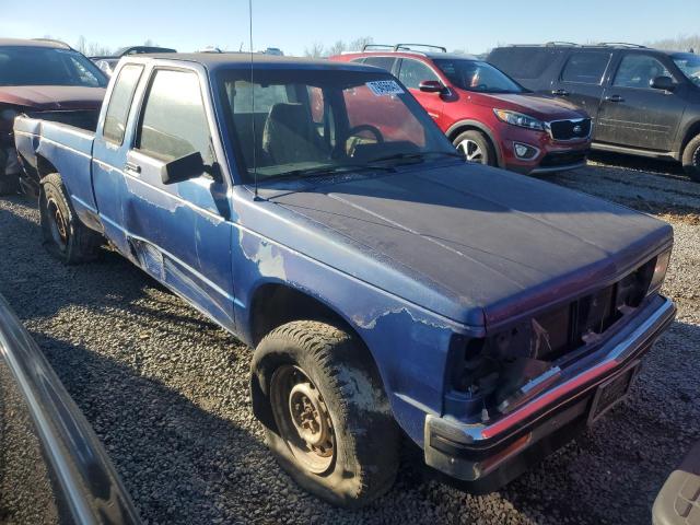 1GCCT19Z6J2262557 - 1988 CHEVROLET S TRUCK S10 BLUE photo 4