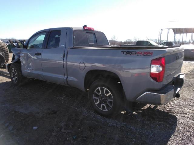 5TFUY5F12MX034803 - 2021 TOYOTA TUNDRA DOUBLE CAB SR/SR5 GRAY photo 2