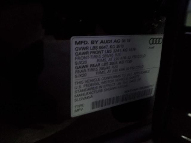 WA1VAAF78KD003117 - 2019 AUDI Q7 PRESTIGE 黑色 照片 13