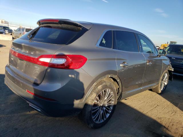 2LMTJ8LR8GBL32831 - 2016 LINCOLN MKX RESERVE GRAY photo 3