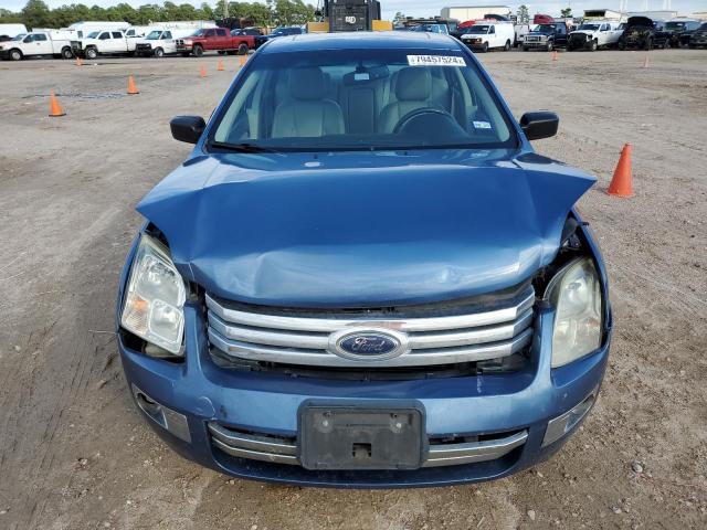 3FAHP081X9R101397 - 2009 FORD FUSION SEL BLUE photo 5