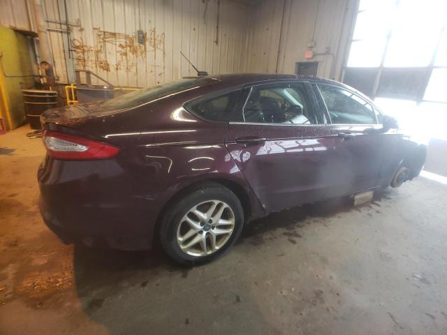 3FA6P0H73DR195711 - 2013 FORD FUSION SE MAROON photo 3