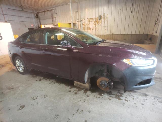 3FA6P0H73DR195711 - 2013 FORD FUSION SE MAROON photo 4