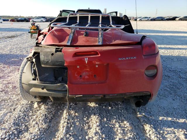 1G2MB35B97Y104591 - 2007 PONTIAC SOLSTICE RED photo 6