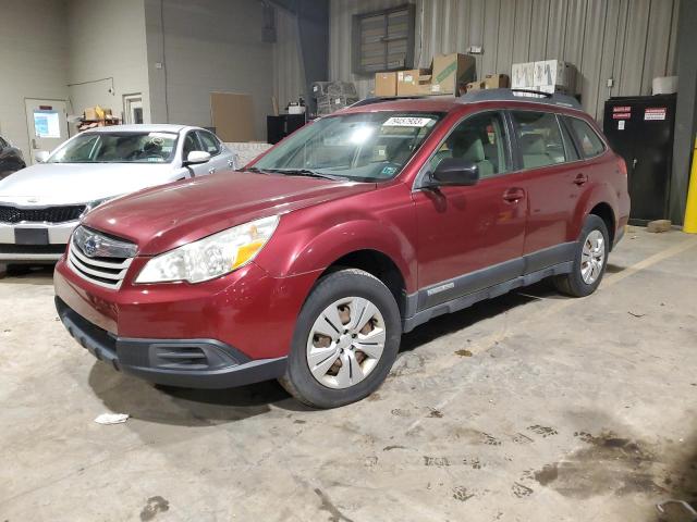 4S4BRBAC5B1376513 - 2011 SUBARU OUTBACK 2.5I MAROON photo 1