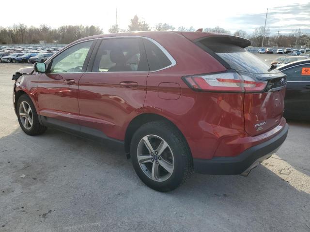 2FMPK4J96KBB81924 - 2019 FORD EDGE SEL BURGUNDY photo 2