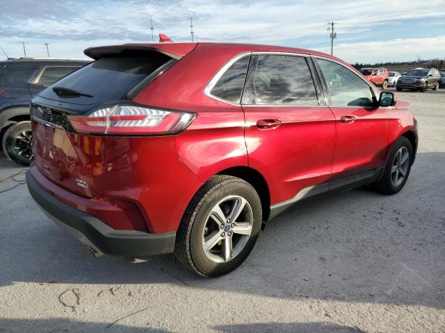 2FMPK4J96KBB81924 - 2019 FORD EDGE SEL BURGUNDY photo 3