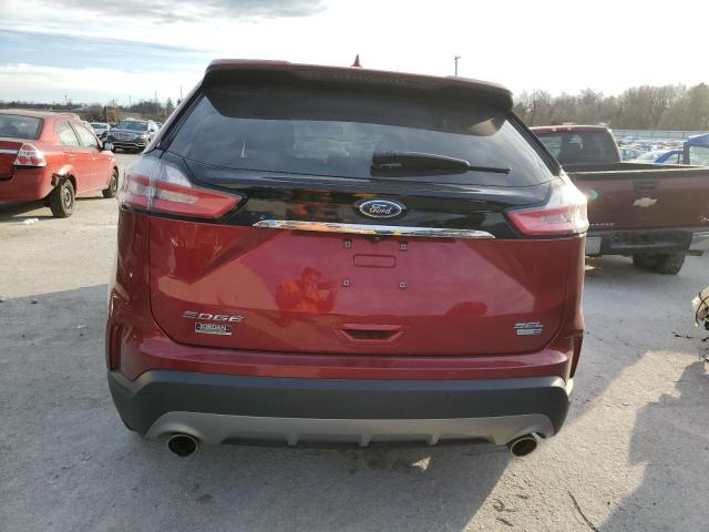 2FMPK4J96KBB81924 - 2019 FORD EDGE SEL BURGUNDY photo 6