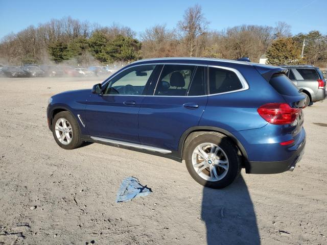 5UXTR9C51KLD90317 - 2019 BMW X3 XDRIVE30I BLUE photo 2