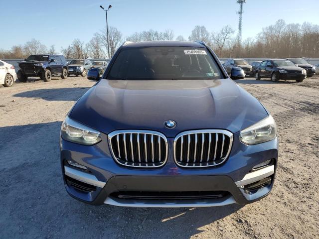 5UXTR9C51KLD90317 - 2019 BMW X3 XDRIVE30I BLUE photo 5