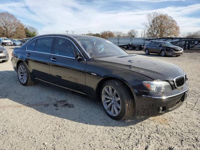 WBAHN83538DT80284 - 2008 BMW 750 LI BLACK photo 4