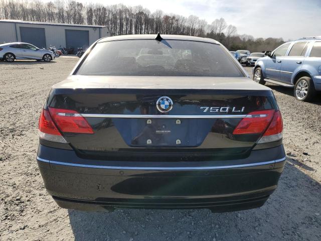 WBAHN83538DT80284 - 2008 BMW 750 LI BLACK photo 6