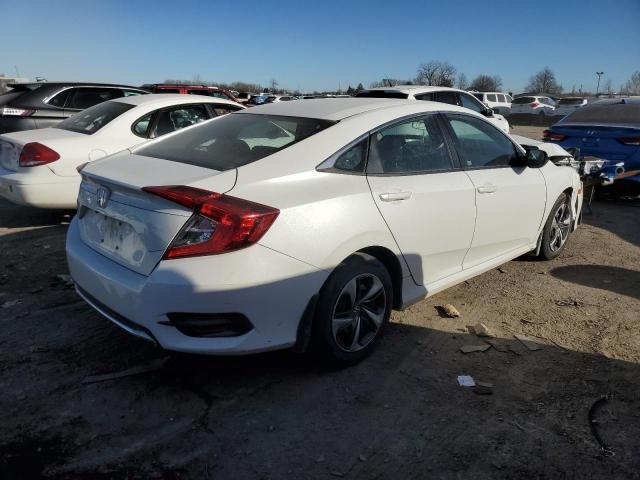 19XFC2F61LE029107 - 2020 HONDA CIVIC LX WHITE photo 3