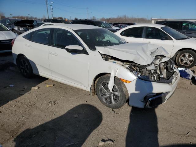 19XFC2F61LE029107 - 2020 HONDA CIVIC LX WHITE photo 4