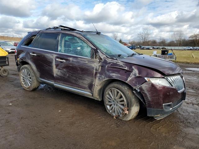 2LMDJ8JK8BBJ01267 - 2011 LINCOLN MKX MAROON photo 4