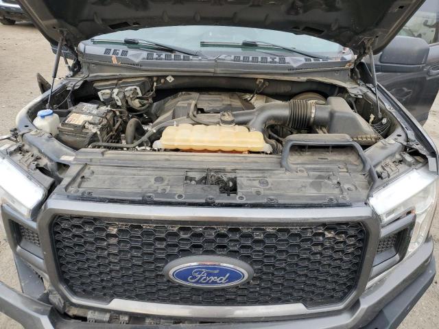 1FTEW1CP4JKF12742 - 2018 FORD F150 SUPERCREW GRAY photo 11