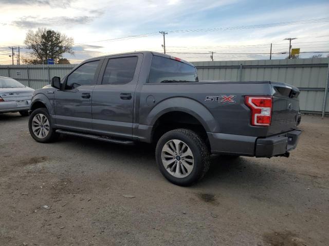 1FTEW1CP4JKF12742 - 2018 FORD F150 SUPERCREW GRAY photo 2