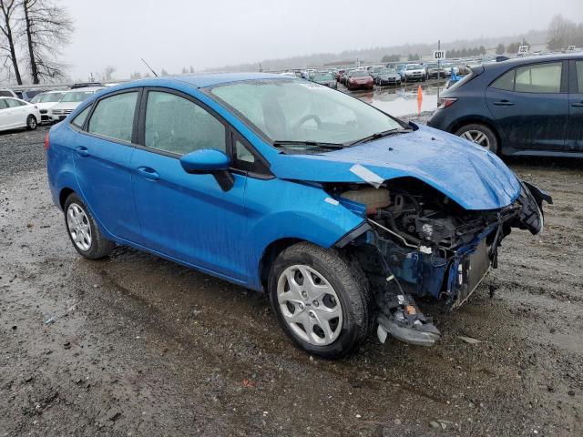 3FADP4BJ7CM126521 - 2012 FORD FIESTA SE BLUE photo 4