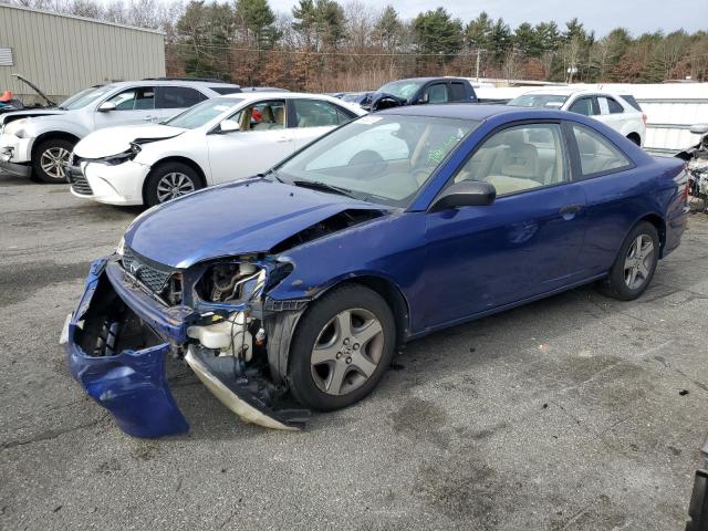 1HGEM22154L078596 - 2004 HONDA CIVIC DX VP BLUE photo 1