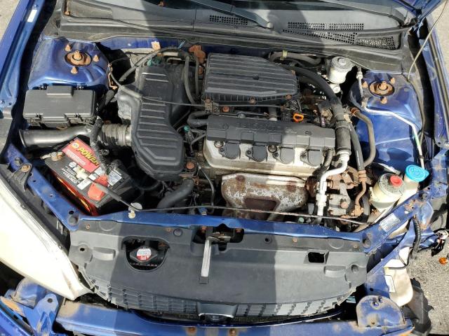 1HGEM22154L078596 - 2004 HONDA CIVIC DX VP Mavi foto 11