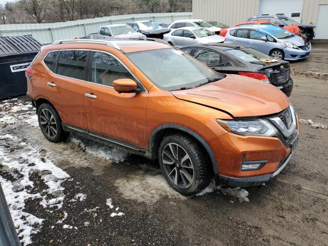 JN8AT2MVXHW270279 - 2017 NISSAN ROGUE S ORANGE photo 4