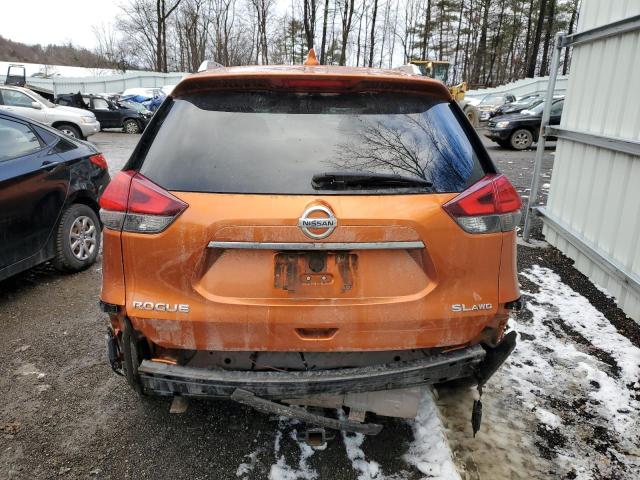 JN8AT2MVXHW270279 - 2017 NISSAN ROGUE S ORANGE photo 6