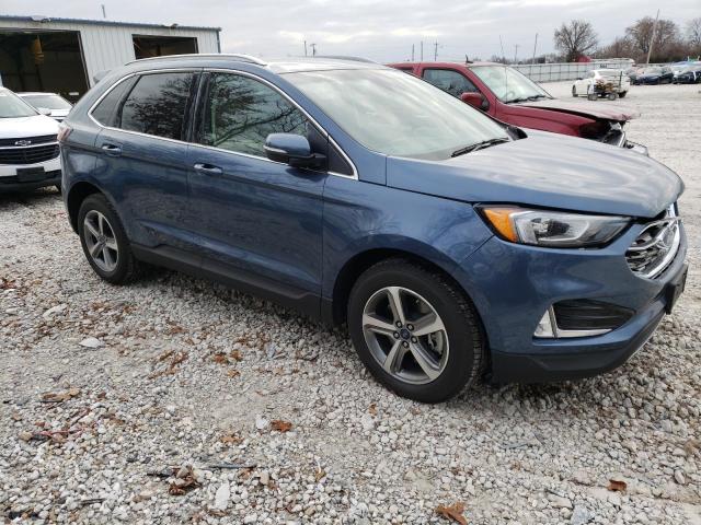 2FMPK4J95KBC47718 - 2019 FORD EDGE SEL BLUE photo 4