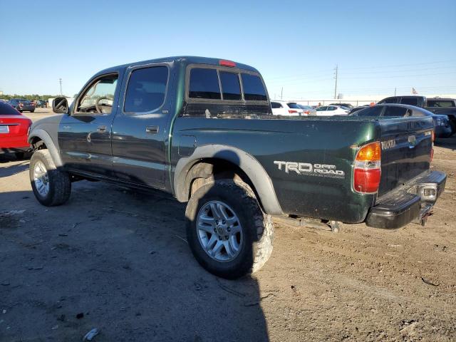 5TEGM92N04Z334275 - 2004 TOYOTA TACOMA DOUBLE CAB PRERUNNER GREEN photo 2