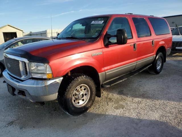 1FMNU41S43ED06087 - 2003 FORD EXCURSION XLT RED photo 1